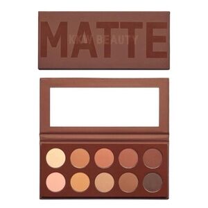 KKW Beauty Matte Cocoa Eyeshadow Palette Neutral Browns Discontinued